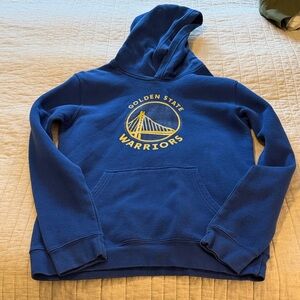 NBA Blue and Gold Golden State Warriors Kids Hoodie